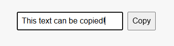 Clipboard.js Copy Button