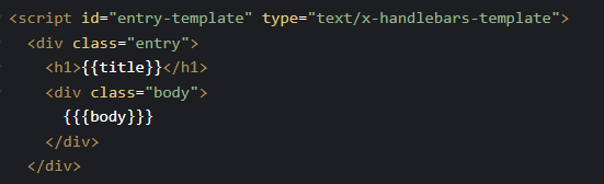 Handlebars.js Templating Basics