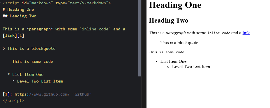 Markdown Parser Demo