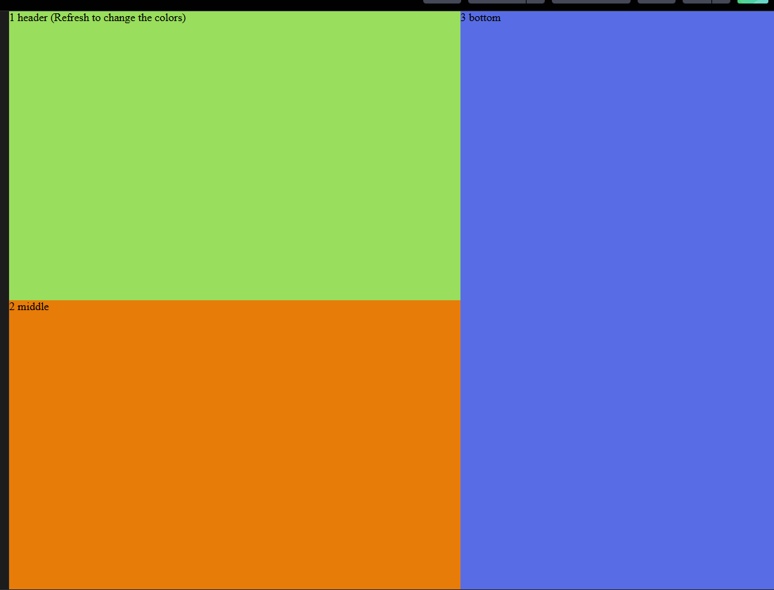Random Background Colors per Div