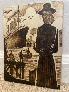 Woman Seeing Sailors Off